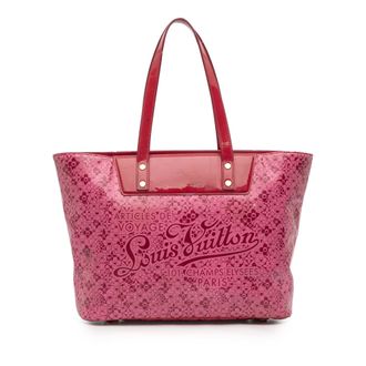 Louis Vuitton Pre-owned Womens Takashi Murakami Coated Canvas Cosmic Blossom Tote Pm - Dusty Pink Textile - One Size