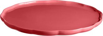 Emile Henry Madeleine Round Serving Plate, 12.2-Inch