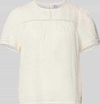 Pieces Relaxed Fit Bluse aus reiner Baumwolle Modell SIKKA in Weiss, Gr&ouml;&szlig;e XL