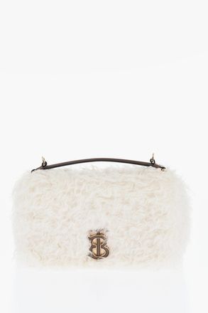 Burberry Borsa in Shearling con Catena Burberry