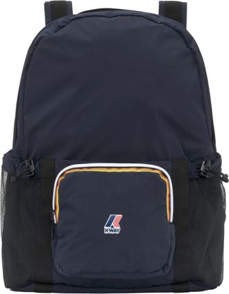 K-Way Michel Backpack - Heren - Rugzakken - Blauw - ONE Size - Nylon - Tassen
