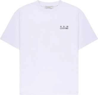 The Goodpeople Tax Artwork Tee - Heren - Tops - Wit - Maat: XL Katoen