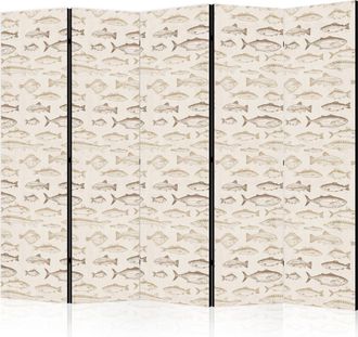 Artgeist Biombo Artgeist Beige Marr&oacute;n 225 Cm X 172 Cm Madera Tela