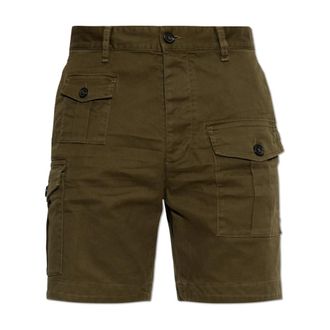 Dsquared2 Heren, Korte broeken, Groen, Maat: 3XL Katoen