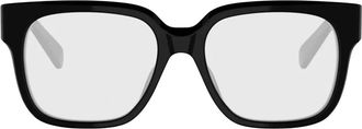 Celine Celine, Accessoires, Dames, Zwart, ONE Size, Triomphe Vierkante Optische Montuur