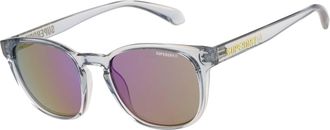 Superdry Sonnenbrille SUPERDRY Modell 996097, Herren, transparent, transparent, Sonnenbrillen Sonnenbrille, Form Karree/Soft, Logoschriftzug auf B&uuml;gel, Injecti