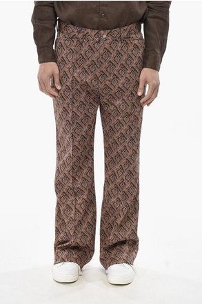 Needles Patterned Casual Pants with Belt Loops size Xl