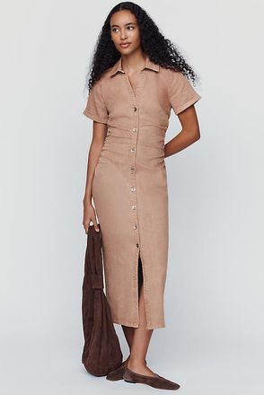 Pilcro Greer Denim Midi Shirtdress
