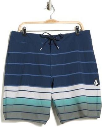 Volcom Quarta Fade Mod 19 Swim Shorts in Navy Combo at Nordstrom Rack, Size 36