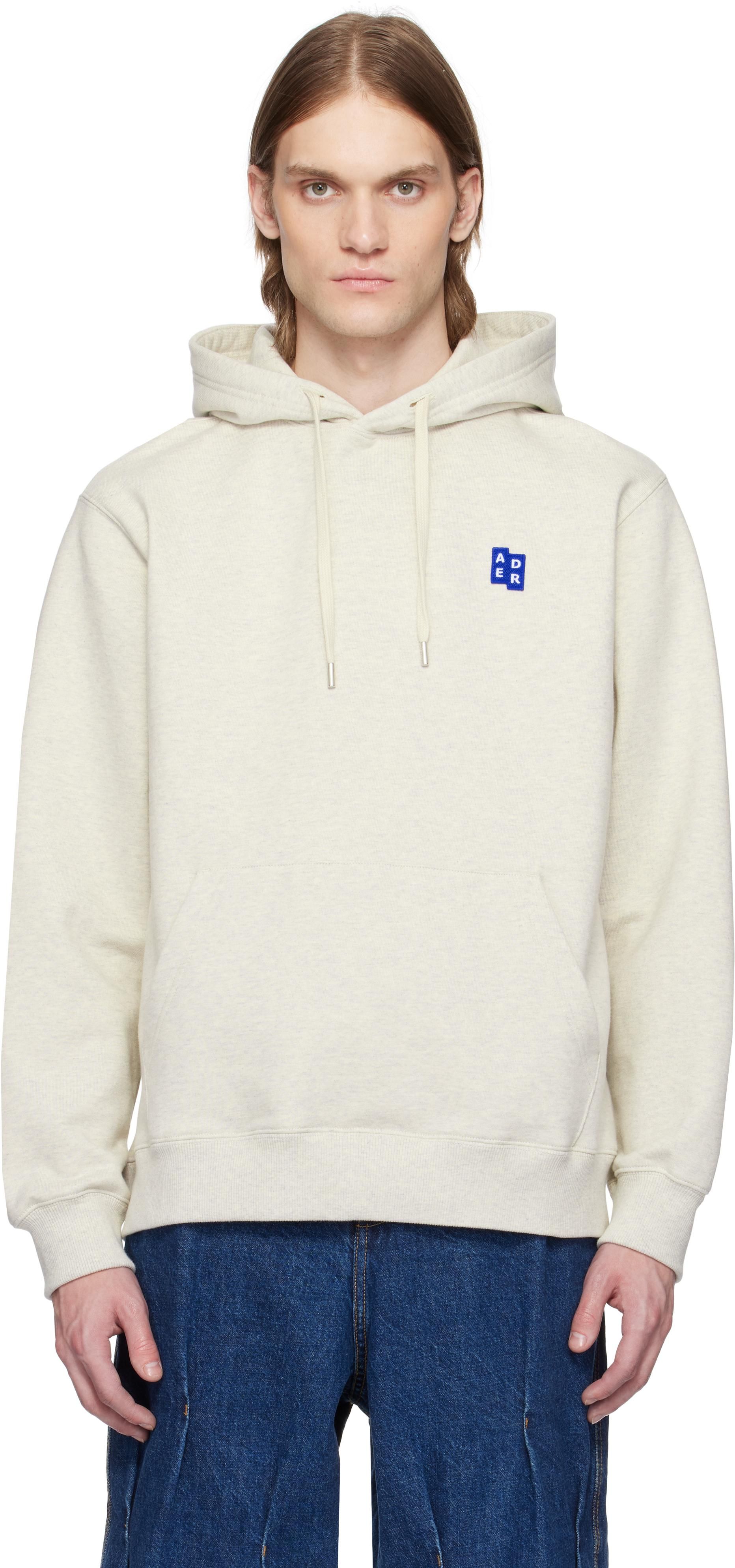 ★ADERERROR★ Block hoodie Grey ADER error: Gray Edca Product. 39 Hoodie | SSENSE