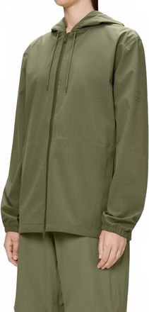 Rains Suva Long Rain Jacket In Marsh