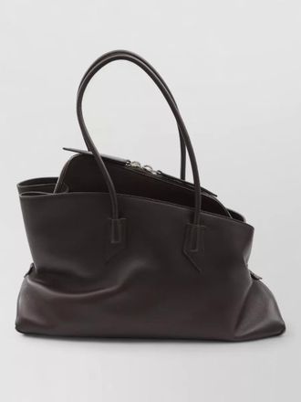 The Attico medium calfskin leather shoulder bag