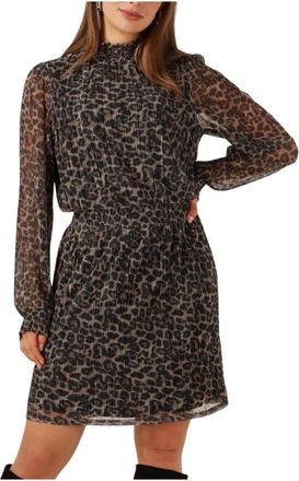Aaiko Gabry Animal PES 554 - Dames - Korte kleedjes - Veelkleurig - XL - Polyester - Kleedjes