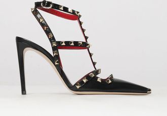 Valentino Garavani Rockstud Leather Pumps with Studs and a Stiletto Heel