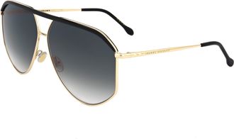 Isabel Marant Womens 64mm Gold Black Sunglasses IM0139-S-RHL-64