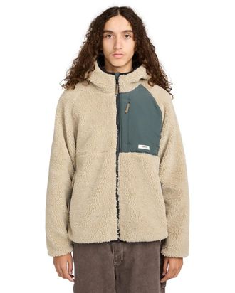 Element Outdoorjacke ELEMENT Wolfe Sherpa, Herren, Gr. XL, oat milk, Obermaterial: 100% Microfaser;, Jacken Outdoorjacke