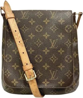 Louis Vuitton Pre-owned Cross Body Bags, female, Brown, Size: ONE SIZE Pre-owned Canvas handbags