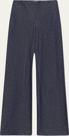 Vince Colette High-Rise Chambray Bias Pants