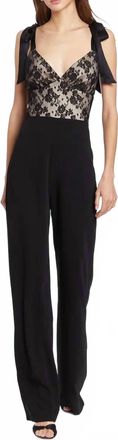 Amanda Uprichard Audrielle Jumpsuit In Black