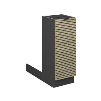 Vicco Isla De Cocina Fame-line, Panel De Roble, 30 Cm Sin Encimera