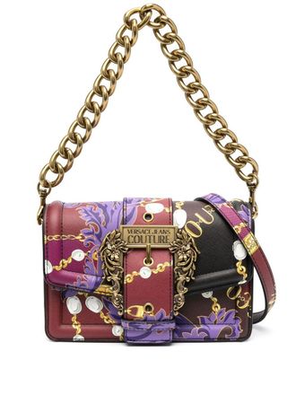 Versace Jeans Couture Chain Couture faux-leather crossbody bag - Red