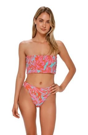 Swim Systems Kali Tube Bikini Swimsuit Top in Palm Daze Rib at Nordstrom, Size Xx-Large