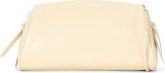 Staud Maude Convertible Leather Clutch in Cream at Nordstrom