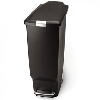 Simplehuman Cubo De Basura Slim 40 L, Negro Cw1361