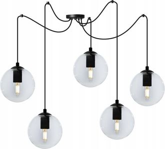 OEM L&aacute;mpara Colgante De Techo Con Forma De Ara&ntilde;a Y Bola De Cristal Led