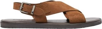 Scarosso Massimo Sandalen - Heren - Sandalen - Bruin - 43 EU - Leer - Schoenen