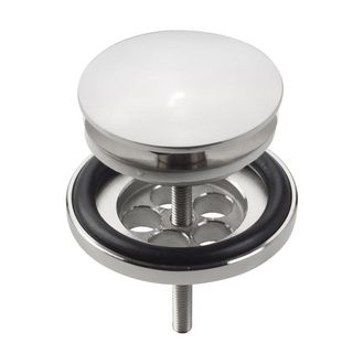 Clou Wash Me plug met afdekkap niet afsluitbaar rvs Chroom