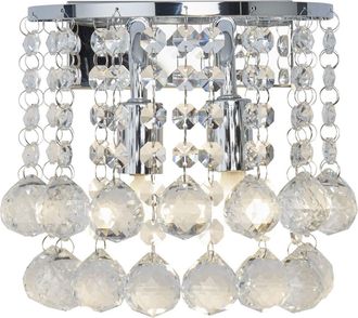 Searchlight Searchlight Hanna - Parete Interna 2 Luci Cromate Con Cristalli, G9