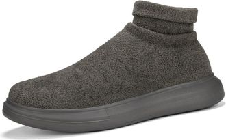 Generic Mens and Womens high-top Fly-Woven Breathable mesh Lightweight Casual Sports Shoes, Green, 6.5-11.5