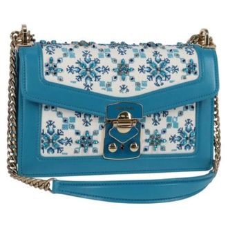 Miu Miu Pre-owned Canvas shoulder-bags - Dames - Pre-owned - Blauw - Maat: ONE Size