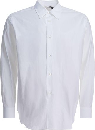 Auralee Cotton Shirt Shirts Bianco-Uomo
