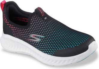 Skechers Womens Skechers GO Walk Now Sneakers Black Slip On Comfort Shoes ZAP1716