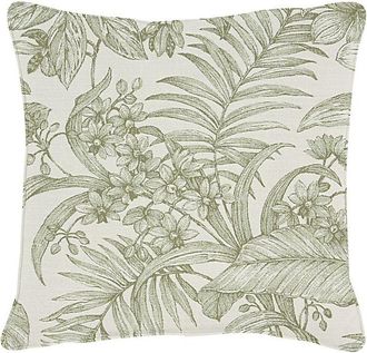 Ballard Designs Liselle Green Sunbrella Outdoor Pillow - 20 X 20 - Ballard Designs