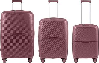 Champs Luggage Aura Expandable 3Pc Trolley Set