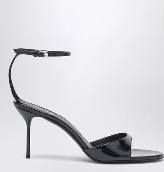 PARIS TEXAS Lidia black patent leather sandal
