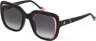 Yalea Womens SYA027N530700 53 Sunglasses - Black - One Size