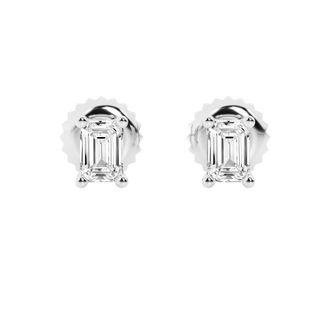 Grown Brilliance 14KT White Gold 2.00 Carat Lab Grown Diamond Stud Earrings for Women