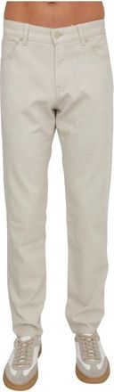 HUGO BOSS Uomo, Pantaloni, Beige, W31, new