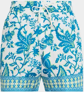 Etro Men & apos;s Floral Roma-Fit Swim Trunks