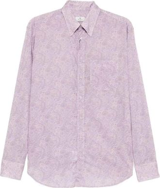 Etro Etro Camicia Con Bottoni E Stampa Paisley