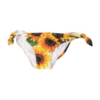 Dolce & Gabbana Sunflowers Bikini Bottom - female - Dolce & Gabbana - Bikinis - Multicolor - L - Swimwear
