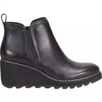 S&ouml;fft Womens Emma Wedge Boots In Black