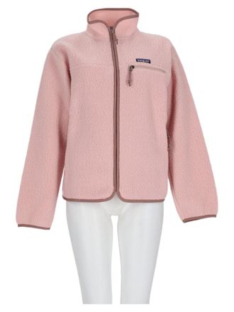 Patagonia Muted Pink Sports Jacket With Structured Silhouette And High Collar