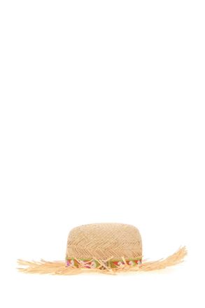 Emilio Pucci Raffia Sun Hat - Beige