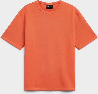 Le 31 Mens Micro-waffle T-shirt Comfort fit