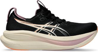Asics Womens GEL-Nimbus 28 Road-Running Shoes Black 7.5
